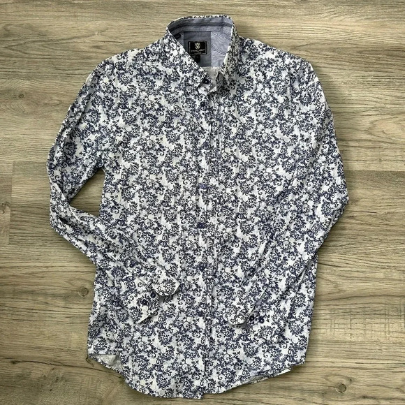 Steel & Jelly Mens Button Down Shirt Sz L - Picture 1 of 6